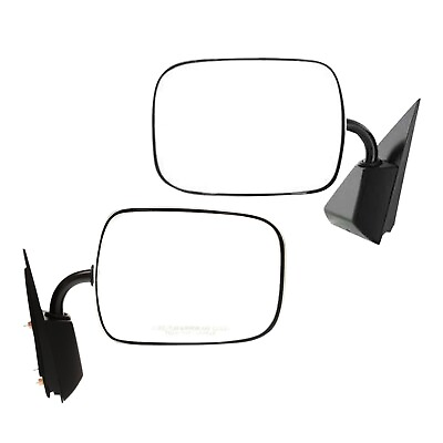 #ad Mirror Set For 1988 1998 Chevrolet C1500 K1500 Manual Chrome Left and Right Side $67.31