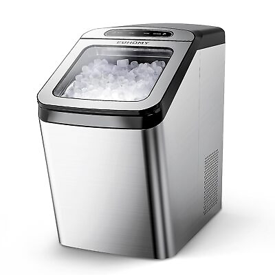 #ad Ice Maker Countertop Self Cleaning Pebble Ice Maker Machine Max 34lbs Day NEW $293.99
