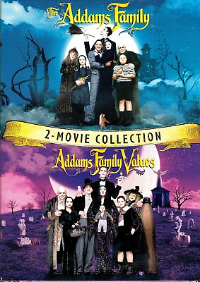 #ad The Addams Family Addams Family Values Anjelica Huston New DVD Double Fe C $14.49