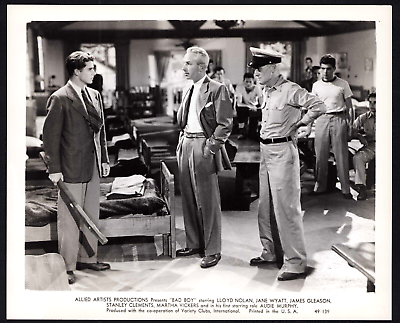 #ad AUDIE MURPHY Original Movie Press Photo BAD BOY 1949 Teen Delinquents Drama $19.99