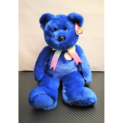 #ad Ty Beanie Buddy Clubby 14quot; Plush Blue New stuffed animal $22.96