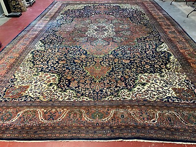 #ad Circa 1900 Antique vintage Farakhan Palace size 14.8x21 estate rug. $45500.00