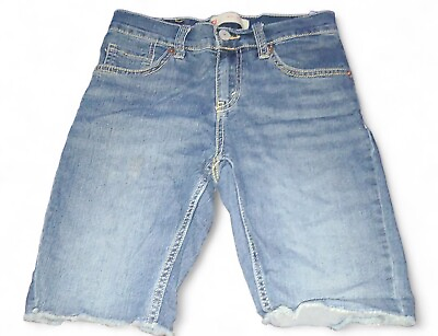 #ad Levis 511 Jean Shorts Boys 10 Blue Denim Slim $14.99