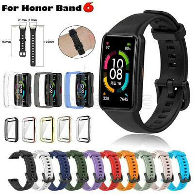 #ad For Huawei Band 6 Honor Band 6 Silicone Replacement Strap Wirst Watch Band Case $4.74