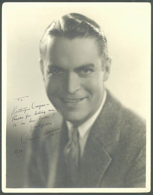 #ad CHESTER MORRIS AUTOGRAPHED INSCRIBED PHOTOGRAPH 1934 $625.00