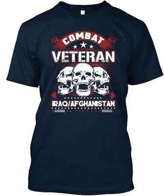 #ad RARE Combat Veteran Iraq and Afghanistan T Shirt Cotton Unisex Shirts $27.99