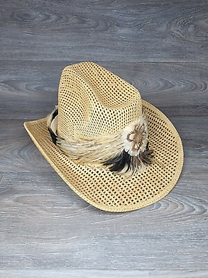 #ad Je Sal Sombrero Hat 7 ⅛ Calidad Unica Linea de Exportación Straw Hat Cowboy $18.79