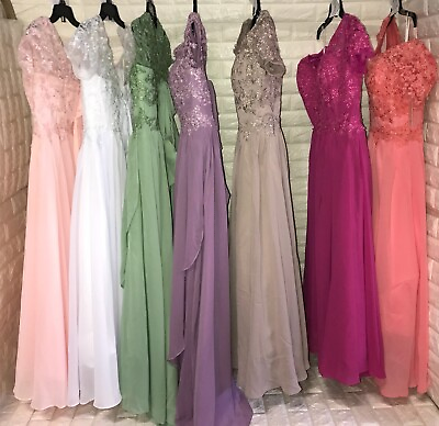 #ad Wholesale Lot of 7pcs Women#x27;s Prom Bridesmaid dresses Formal Party Wedding dress $99.00