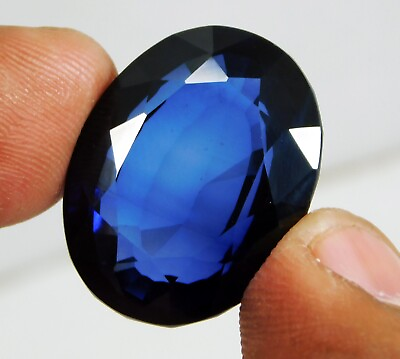#ad Natural 48.50 Ct Ceylon Blue Sapphire Oval Cut Loose Gemstone $78.39