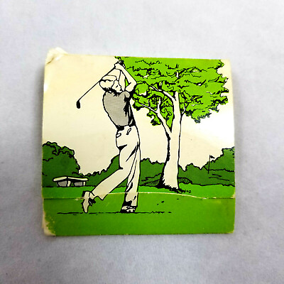#ad Unused Promotional Golf Tee Set Matchbook Style First Bank From The 70s Vintage $2.99