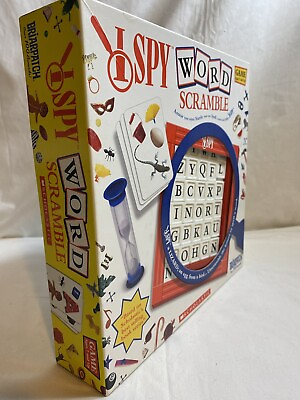 #ad Scholastic I Spy Word Scramble Game Briarpatch 2004 Edition $9.87