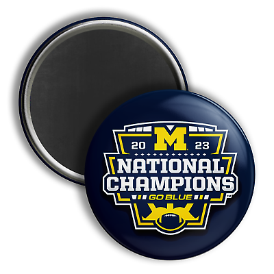 #ad Michigan Wolverines 2023 National Champions MAGNET Refrigerator Great Gift $7.98