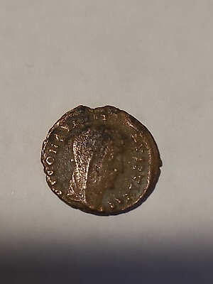 #ad 307 337 Constantine I AE reduced Follis Veiled Head Emperor Standing G VG $18.99