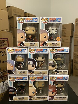 #ad Naruto Shippuden Funko Pop Complete Set S12 7pops with Hidan Chase All Mint $119.99
