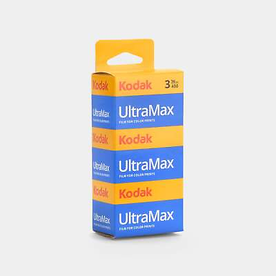 #ad Kodak UltraMax 400 Color Negative 35mm Film 36 Exposures 3 Pack $35.00