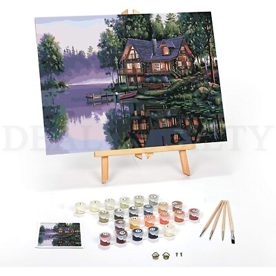 #ad Ledg Paint by Numbers for Adults: Beginner to Advanced Number Painting Kit $19.99