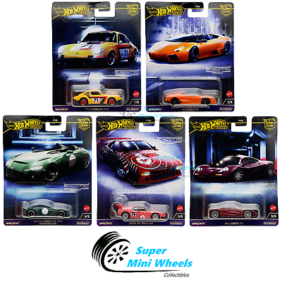#ad Hot Wheels Premium 2024 Car Culture G Case Exotic Envy 5 Cars Set $34.99