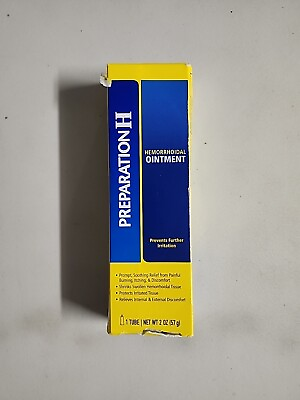 #ad Preparation H Hemorrhoidal Ointment Sealed 2 oz Exp: 05 2025 $11.95