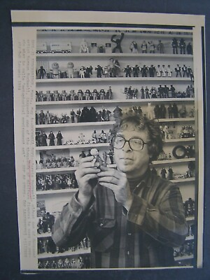 #ad AP Wire Press Photo 1984 Jarvis Rockwell Oldest Son of Deceased Norman Rockwell $17.00