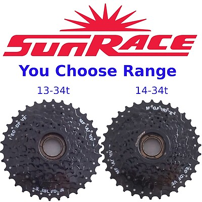 #ad SunRace MFM300 7 Speed Mountain Bike Freewheel fit Shimano Black 13 34 or 14 34 $17.80