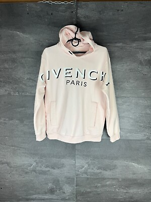 #ad Givenchy Kids Girls Pink Hooded Shadow Logo Sweatshirt Size 12 $95.00