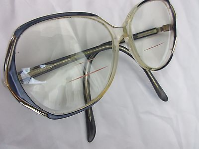 #ad Vintage Rx Eye Glasses Modern Tiffany Periwinkle Metal Plastic Frame Hong Kong $32.97
