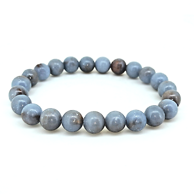 #ad 8 MM Natural Amazonite Cystal Beads Chakra Stretchy Healing Charm Bracelet 7.2In $14.03