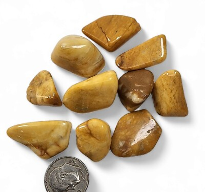 #ad Yellow Jasper Polished Stones 37.8 grams $4.99
