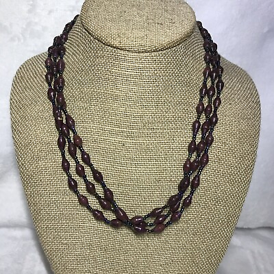 #ad beautiful Multi Layered beaded necklace $9.99
