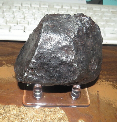 #ad 1436 gm toluca Meteorite Mexico Complete Individual Specimen.3.2 lbs iron nickel $1934.95