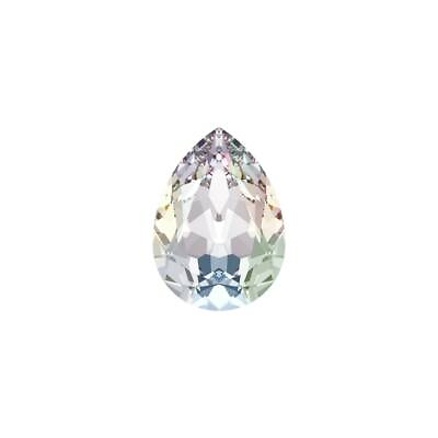 #ad Pear shaped fancy stone 4320 Swarovski® aurore boreale AB 8x6mm unfoiled $1.00