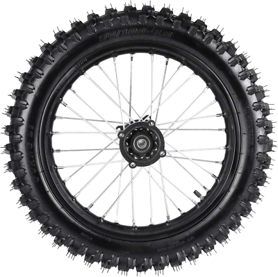 #ad 90 100 16 Rear Knobby Wheel Tire and 1.85 X 16 Rim Inner Tube with 15Mm Bearing $179.99