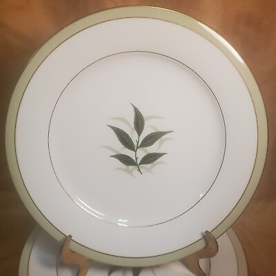 #ad Noritake Greenbay 2 Dinner Plates 10 3 8quot; Excellent Condition $18.00