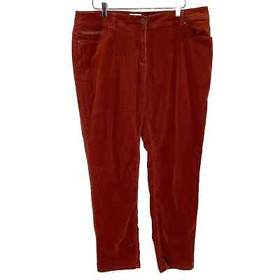 #ad Chicos XL Womens Rustique Corduroy Pants Fall Autumn Color Classic $28.00