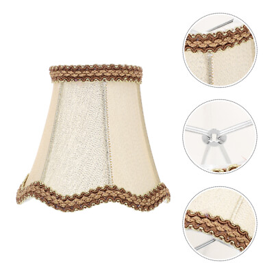 #ad Chandelier Fabric Lampshade Replacement Household Decor Lampshades $14.29