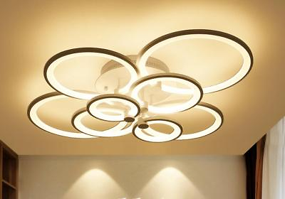 #ad Modern Bedroom Circle LivingRoom Acrylic Ring Led Ceiling L 09 $273.55