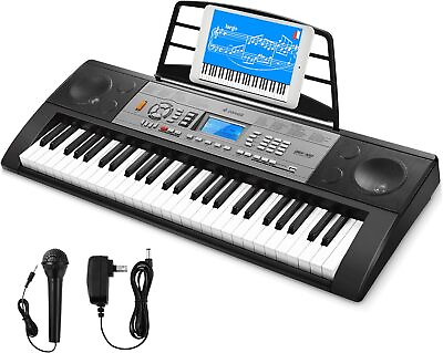 #ad #ad Donner DEK 510 Electronic Keyboard Piano 54 Key 500 Tones 300 Rhythms 40 Demos $45.99