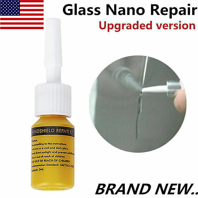 #ad Windshield Resin Window Nano Liquid Automotive Glass Car Crack Repair Tool Set $2.13