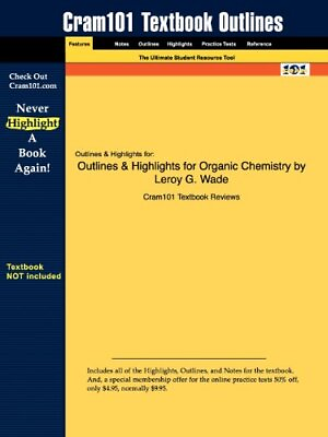 #ad OUTLINES amp; HIGHLIGHTS FOR ORGANIC CHEMISTRY BY LEROY G. By Cram101 NEW $52.95