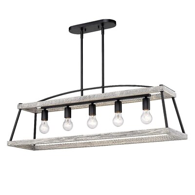 #ad 5 Light Linear Pendant in Durable style 12.25 Inches high by 40 Inches $355.95