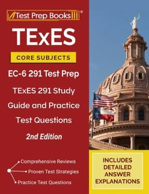 #ad TExES Core Subjects EC 6 291 Test Prep: T 1628458445 Tpb Publishing paperback $5.29