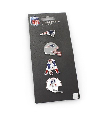 #ad Patriots Pins New Patriots Pin Pats NFL Football Historical Logo Evolution Set $28.99