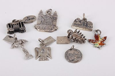 #ad STERLING SILVER CHARM PENDANTS FROM VARIOUS STATES 925 3663B $65.00