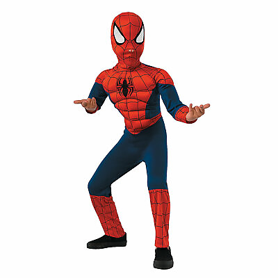 #ad Boy#x27;s Deluxe Muscle Chest Spider Man Halloween Costume Large Apparel $59.99