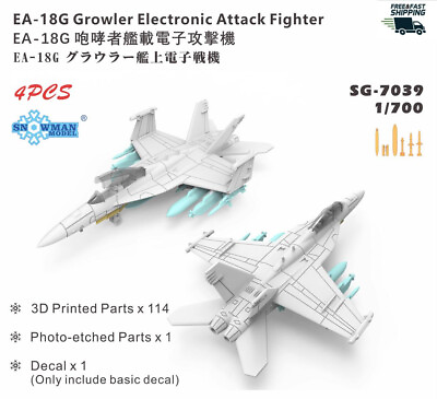 #ad Snowman SG 7039 1 700 EA 18G Growler Electronic Attack Fighter $19.70