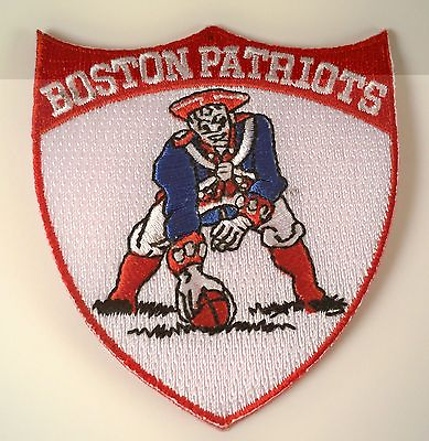 #ad BOSTON New England Patriots Vintage NFL Embroidered Iron On Patch 3” X 3” $6.69