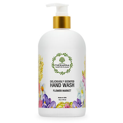 #ad THERAPINA FLOWER MARKET HAND WASH 16OZ $19.99