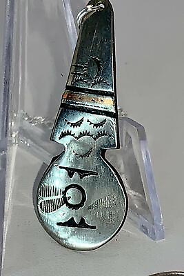 #ad Authentic African Silver Vintage Etched Charm Only Hand Designed D 698 Randomly $4.99