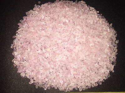 #ad 1 2 lb Tiny ROSE QUARTZ Tumbled Stone Pink Cyrstals Reiki Love Healing Chip $10.98