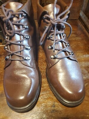 #ad MOUNTAIN CREEK CUFFIE IV LEATHER LACE UP BOOT WOMEN#x27;S SIZE 8 1 2 M $45.00